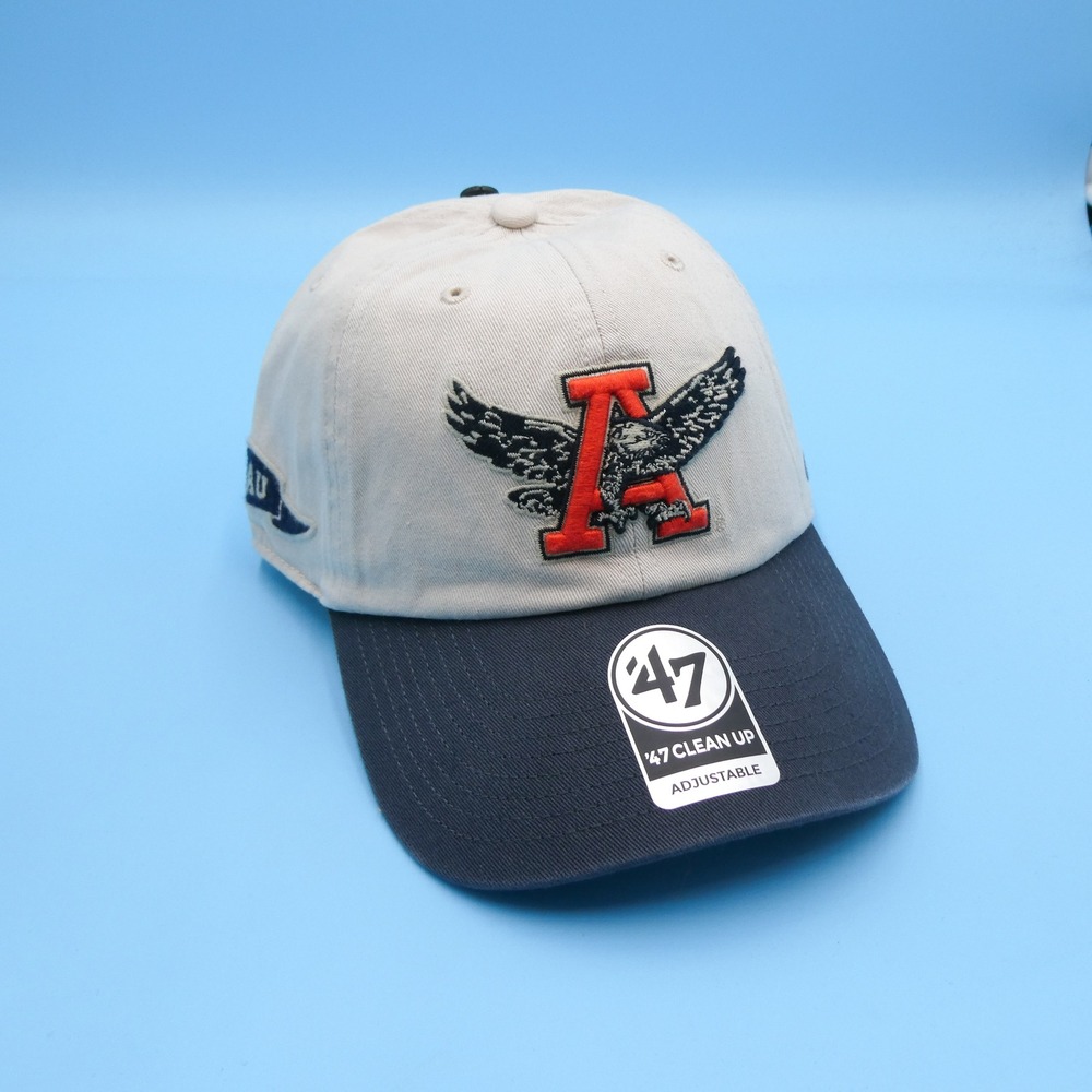 '47 Brand Hat Mens One Size Clean Up Auburn Tigers Cream Navy Blue Cotton Cap